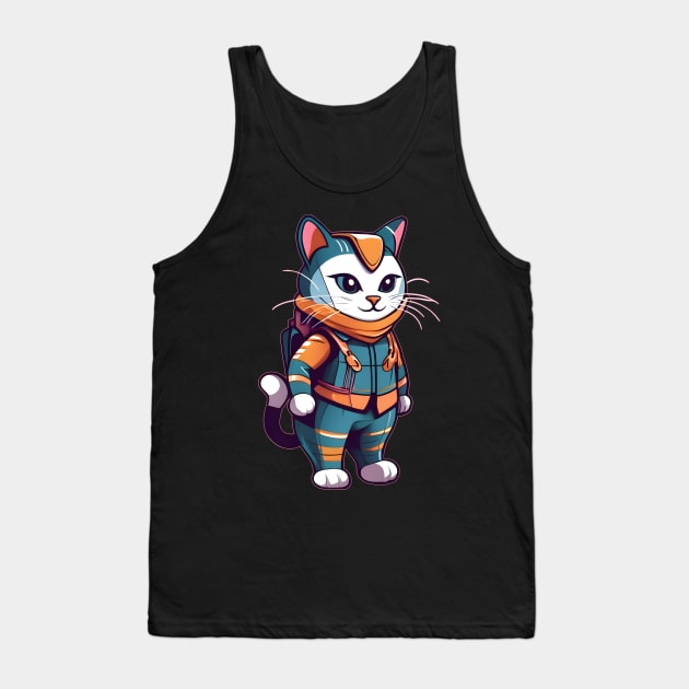 Catstronaut Tank Top by ZombieGirl01